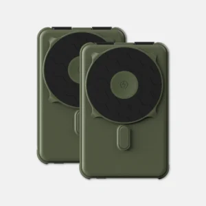 Magnetic Power Bank 2 Pack Matte Olive