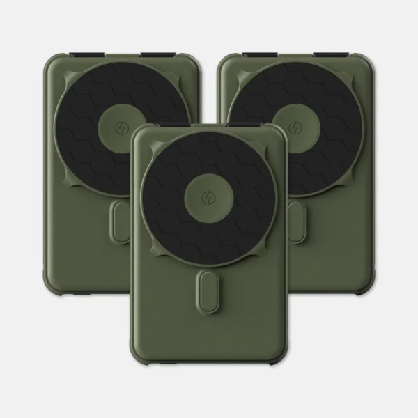 Magnetic Power Bank 3 Pack Matte Olive