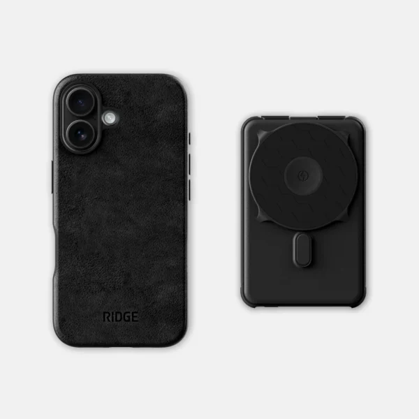 Iphone 16 Midnight Black Leather Full Kit