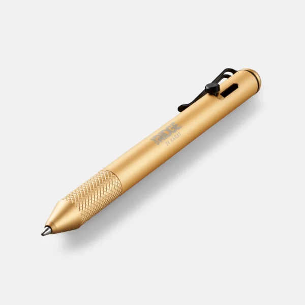 Bolt Action Pen 24k Gold