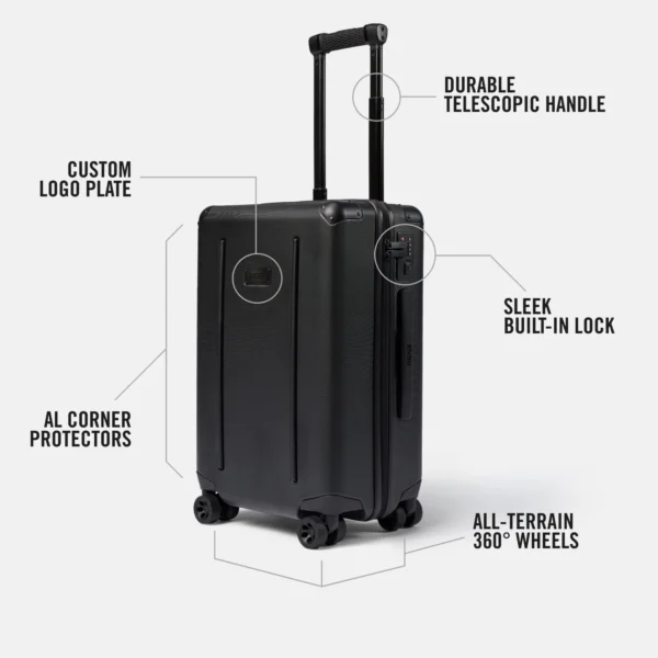 Check In Luggage Gunmetal - Image 3