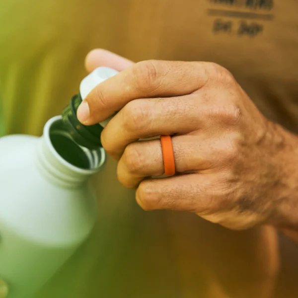 Ring 6mm-silicone basecamp-orange - Image 3