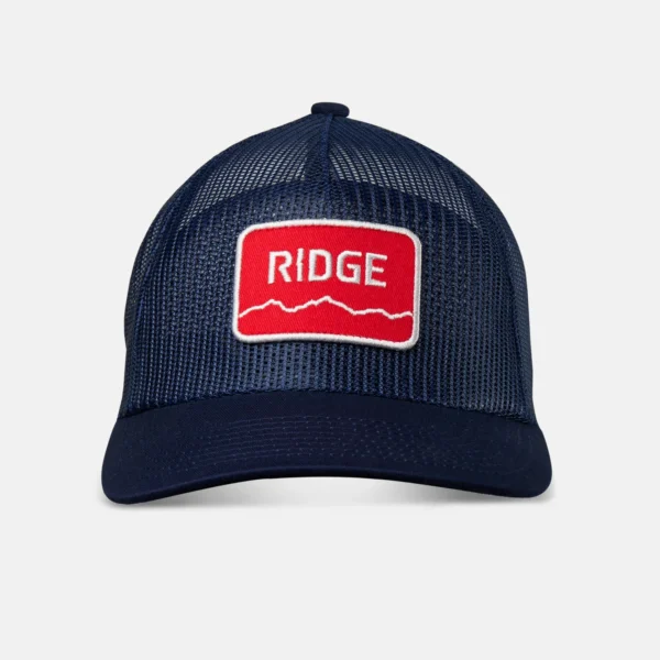 Mesh Trucker Snapback - Alpine Navy - Image 2