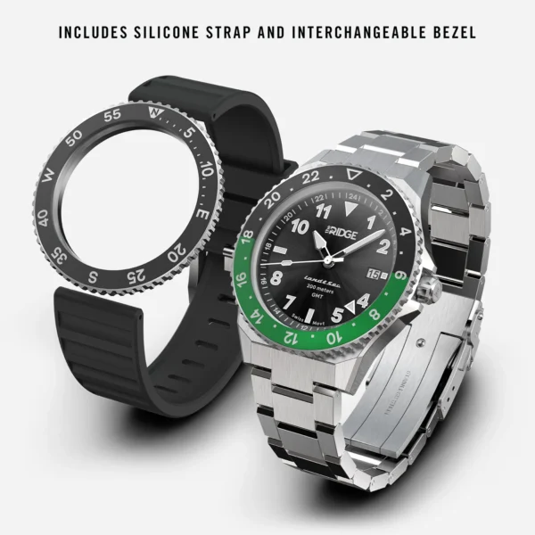 Land & Sea GMT Watch 42mm - Royal Black - Image 2