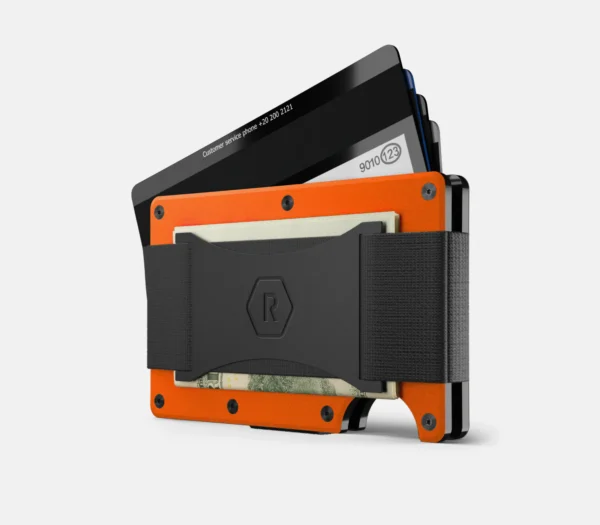 Ridge Wallet Basecamp Orange – Wallet Only / Mag Safe / Cash Strap - Image 2