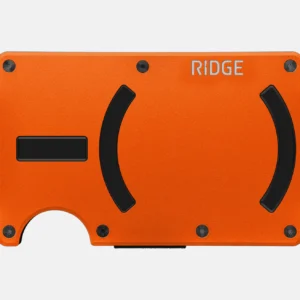 Ridge Wallet Basecamp Orange – Wallet Only / Mag Safe / Cash Strap