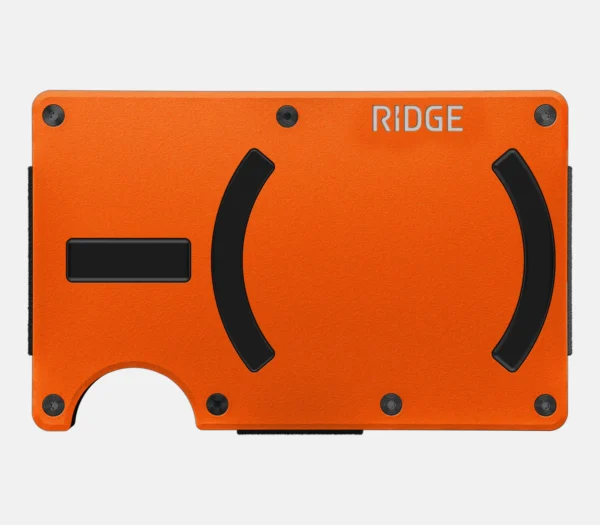 Ridge Wallet Basecamp Orange – Wallet Only / Mag Safe / Cash Strap