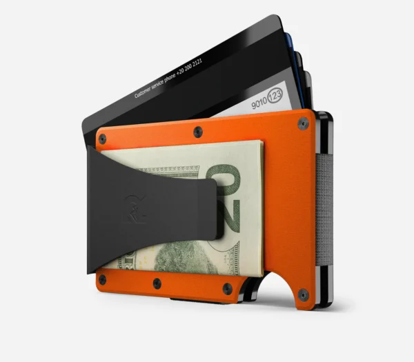 Ridge Wallet Basecamp Orange – Wallet Only / Classic / Add Money Clip - Image 2