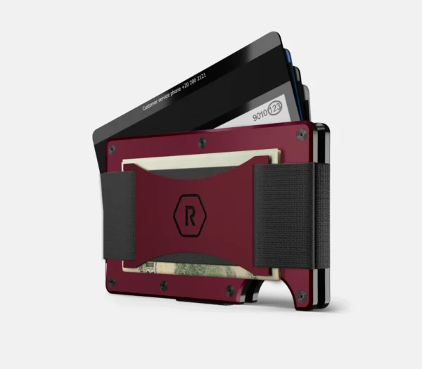 Ridge Wallet Oxblood – Wallet Only / Mag Safe / Add Money Clip - Image 2