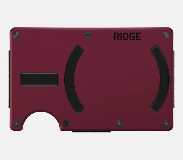 Ridge Wallet Oxblood – Wallet Only / Mag Safe / Add Money Clip