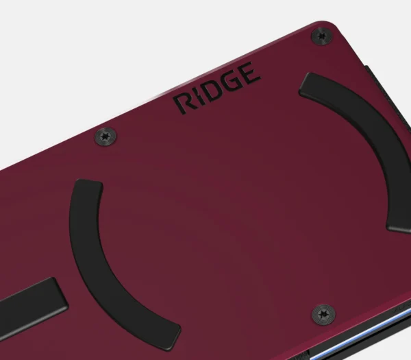 Ridge Wallet Oxblood – Wallet Only / Mag Safe / Add Money Clip - Image 3