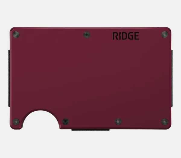 Ridge Wallet Oxblood – Wallet Only / Classic / Cash Strap