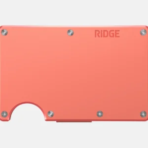 Ridge Wallet Coral – Wallet Only / Classic / Add Money Clip