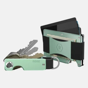 Ridge Wallet Eucalyptus – Full Kit / Mag Safe / Cash Strap