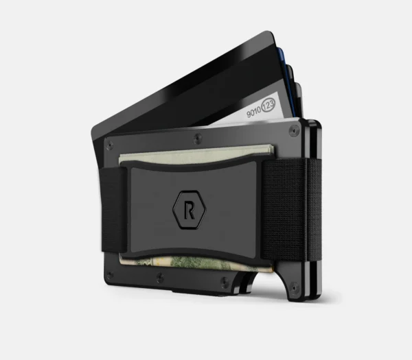 Ridge Wallet Gunmetal - Wallet Only - Classic - Cash Strap - Image 2