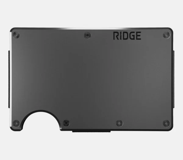Ridge Wallet Gunmetal - Wallet Only - Classic - Cash Strap