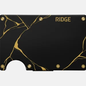 Ridge Wallet Kintsugi Black Single Only