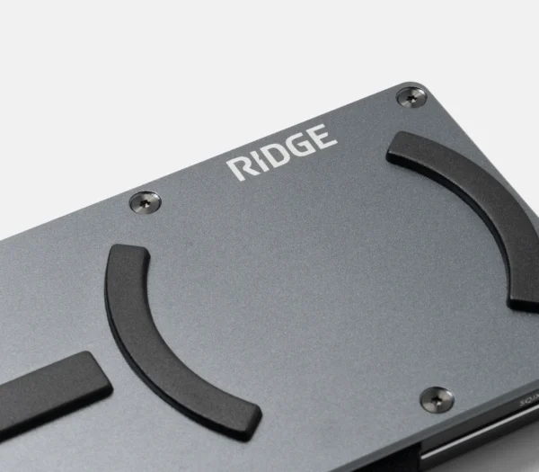 Ridge Wallet Gunmetal - Wallet Only / Mag Safe / Add Money Clip - Image 3