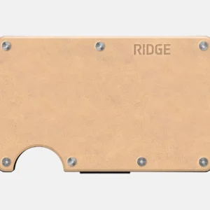 Ridge Wallet Natural Leather – Wallet Only / Mag Safe / Add Money Clip