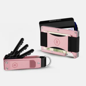 Ridge Wallet Pink Lemonade – Full Kit / Classic / Cash Strap
