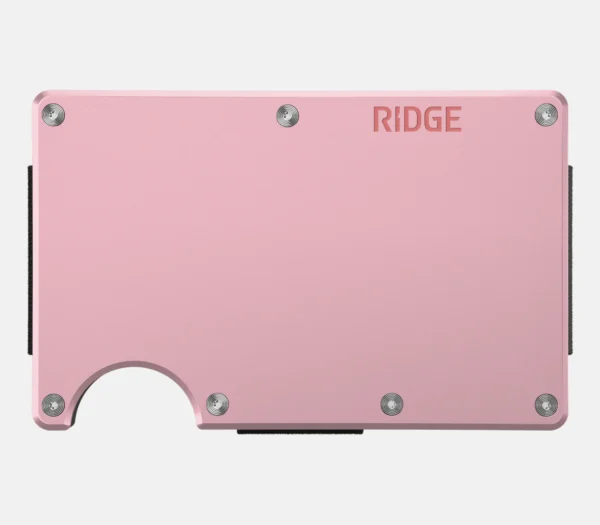 Ridge Wallet Pink Lemonade – Wallet Only / Mag Safe / Add Money Clip