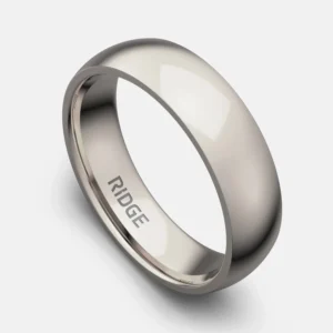 6mm Rounded Platinum Tantalum