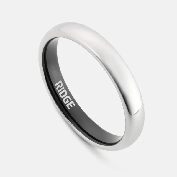 4mm Rounded Platinum