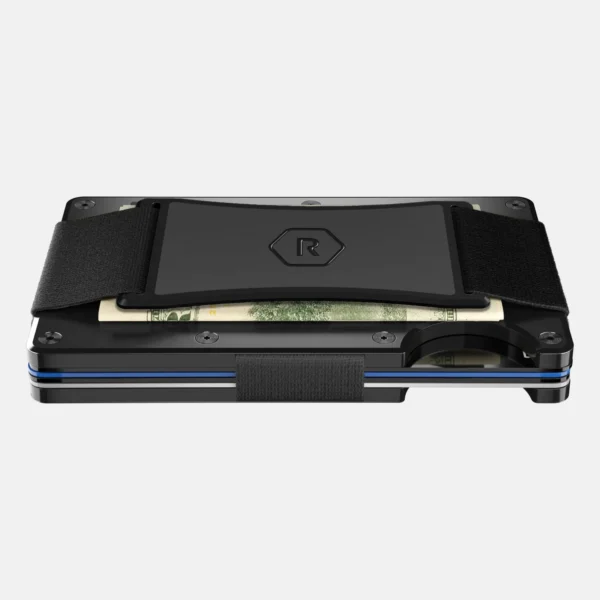Ridge Wallet Royal Black – Full Kit / Classic / Cash Strap - Image 2