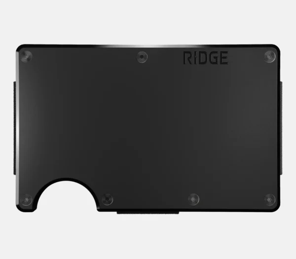 Ridge Wallet Royal Black – Wallet Only / Classic / Add Money Clip - Image 2