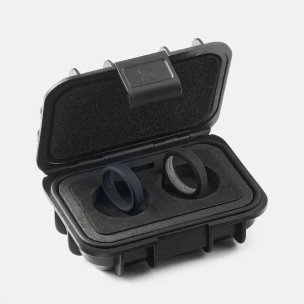 Ring 6mm-silicone royal-black - Image 2