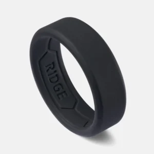Ring 8mm-silicone royal-black