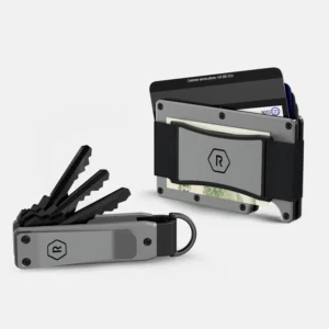 Ridge Wallet Slate – Full Kit / Mag Safe / Add Money Clip