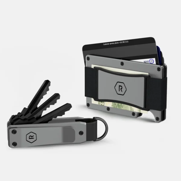 Ridge Wallet Slate – Full Kit / Mag Safe / Add Money Clip