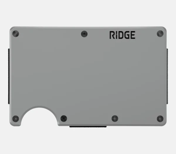 Ridge Wallet Slate – Wallet Only / Mag Safe / Cash Strap