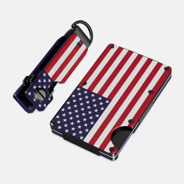 Ridge Wallet Stars & Stripes – Full Kit / Mag Safe / Cash Strap