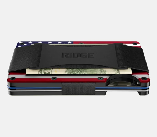 Ridge Wallet Stars & Stripes – Wallet Only / Classic / Cash Strap - Image 3