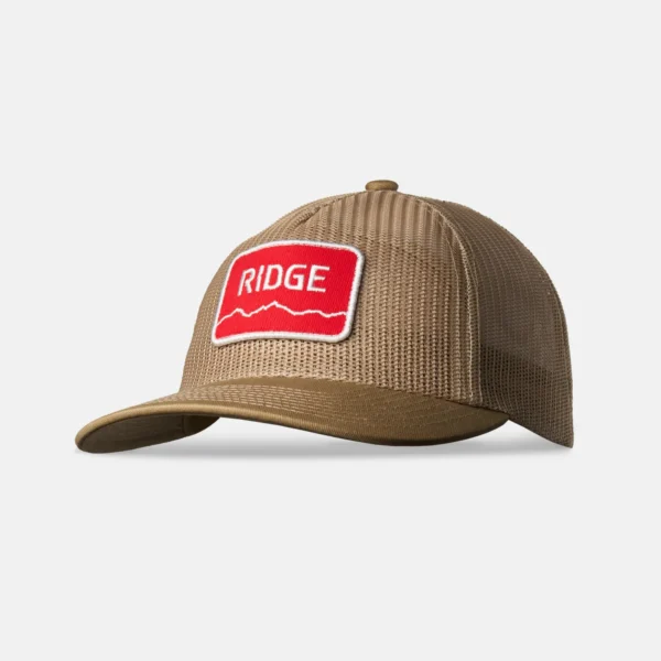 Mesh Trucker Snapback - Tan