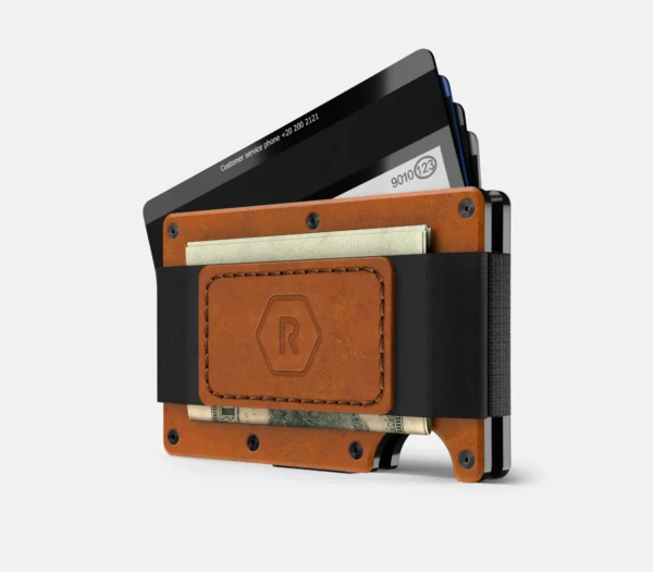 Ridge Wallet Tobacco Brown Leather – Wallet Only / Mag Safe / Cash Strap - Image 2