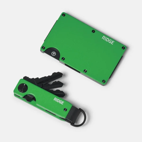 Ridge Wallet Voodoo Green – Full Kit / Mag Safe / Cash Strap - Image 3