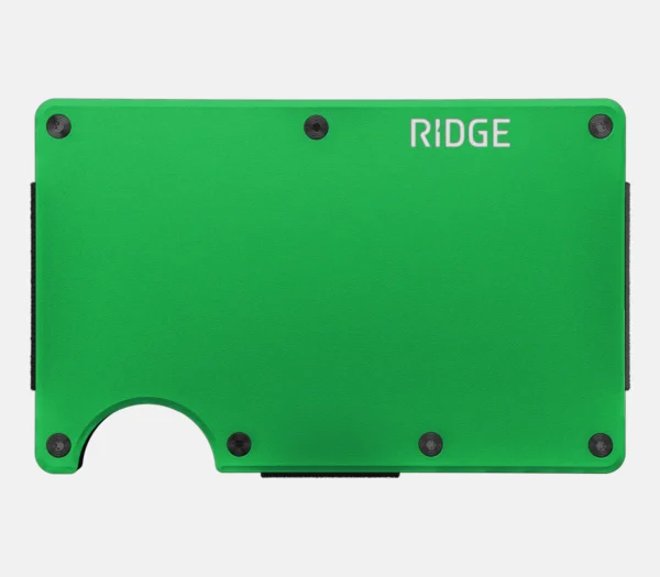 Ridge Wallet Voodoo Green – Wallet Only / Mag Safe / Add Money Clip - Image 3