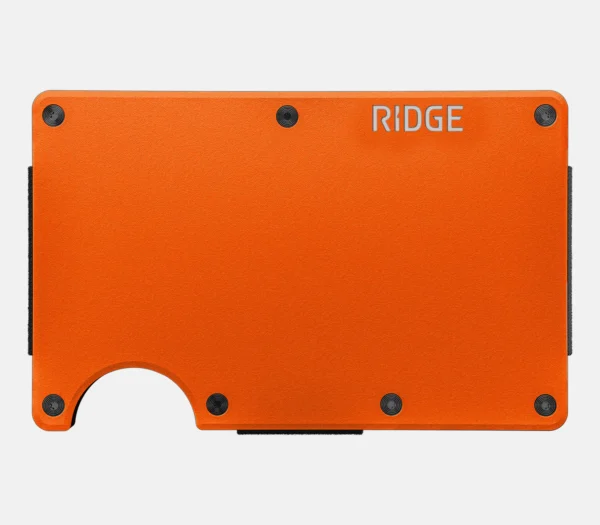 Ridge Wallet Basecamp Orange – Wallet Only / Classic / Cash Strap