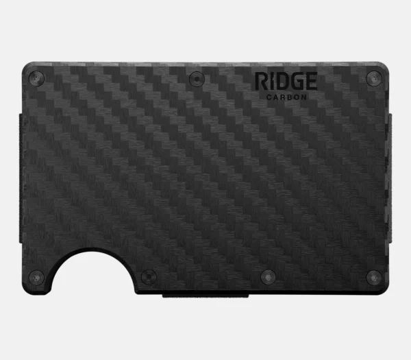 Ridge Wallet Carbon Fiber 3K – Wallet Only / Classic / Cash Strap