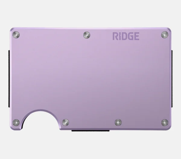 Ridge Wallet Lavender – Wallet Only / Classic / Add Money Clip