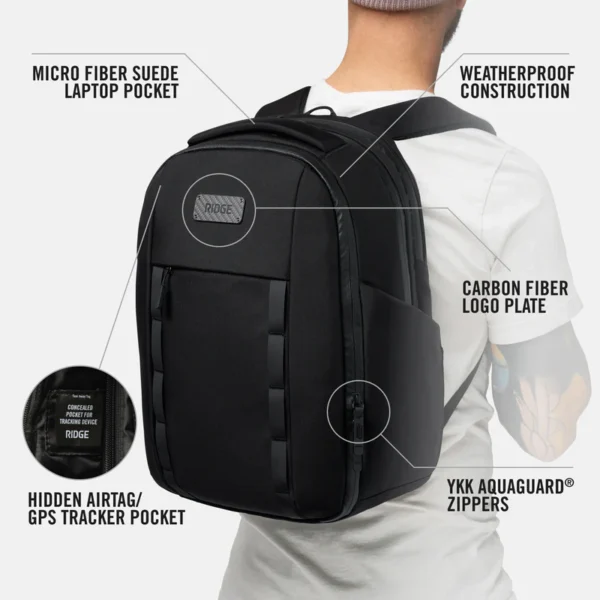 Commuter Backpack Pro Royal Black - Image 3