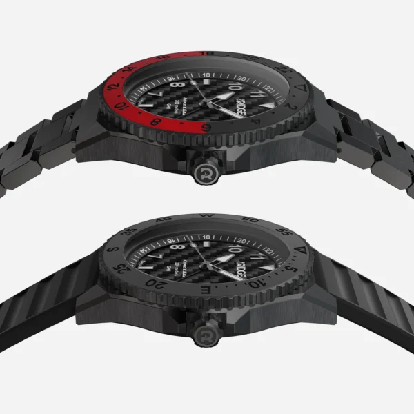 Land & Sea GMT Watch 42mm -  Carbon Fiber 3k - Image 3