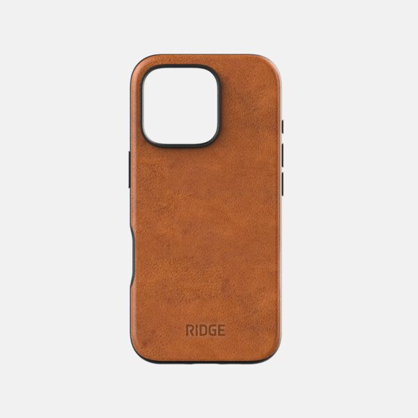 Iphone 16 Pro Tobacco Brown Leather Case Only