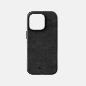 Iphone 16 Pro Midnight Black Leather Case Only