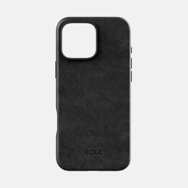Iphone 16 Pro Max Midnight Black Leather Case Only