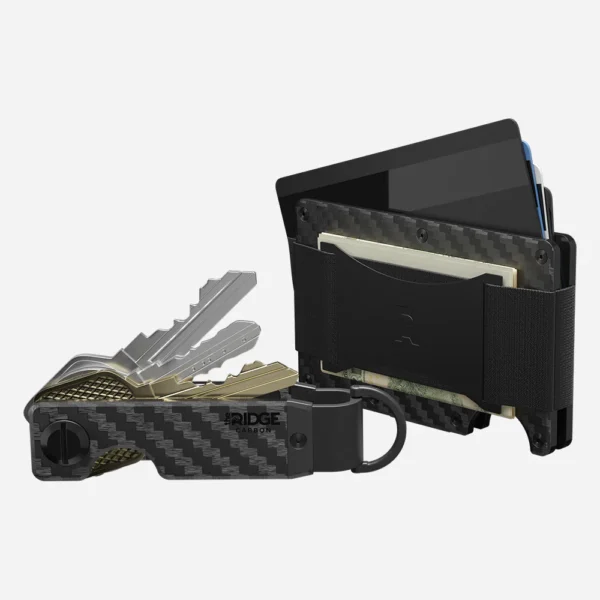 Ridge Wallet Carbon Fiber 3K – Full Kit / Mag Safe / Cash Strap - Image 2